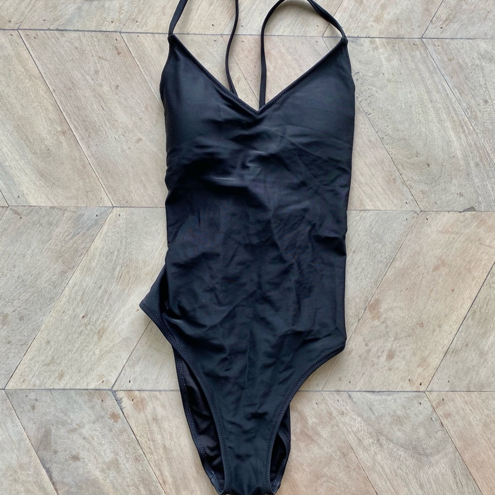 Aerie Strappy Back one piece swim suit, size small